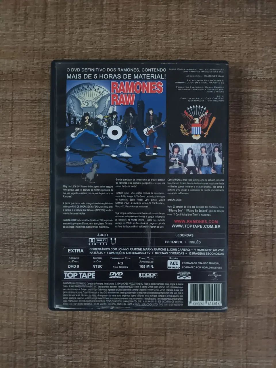 DVD Ramones Raw Original - Foto 2