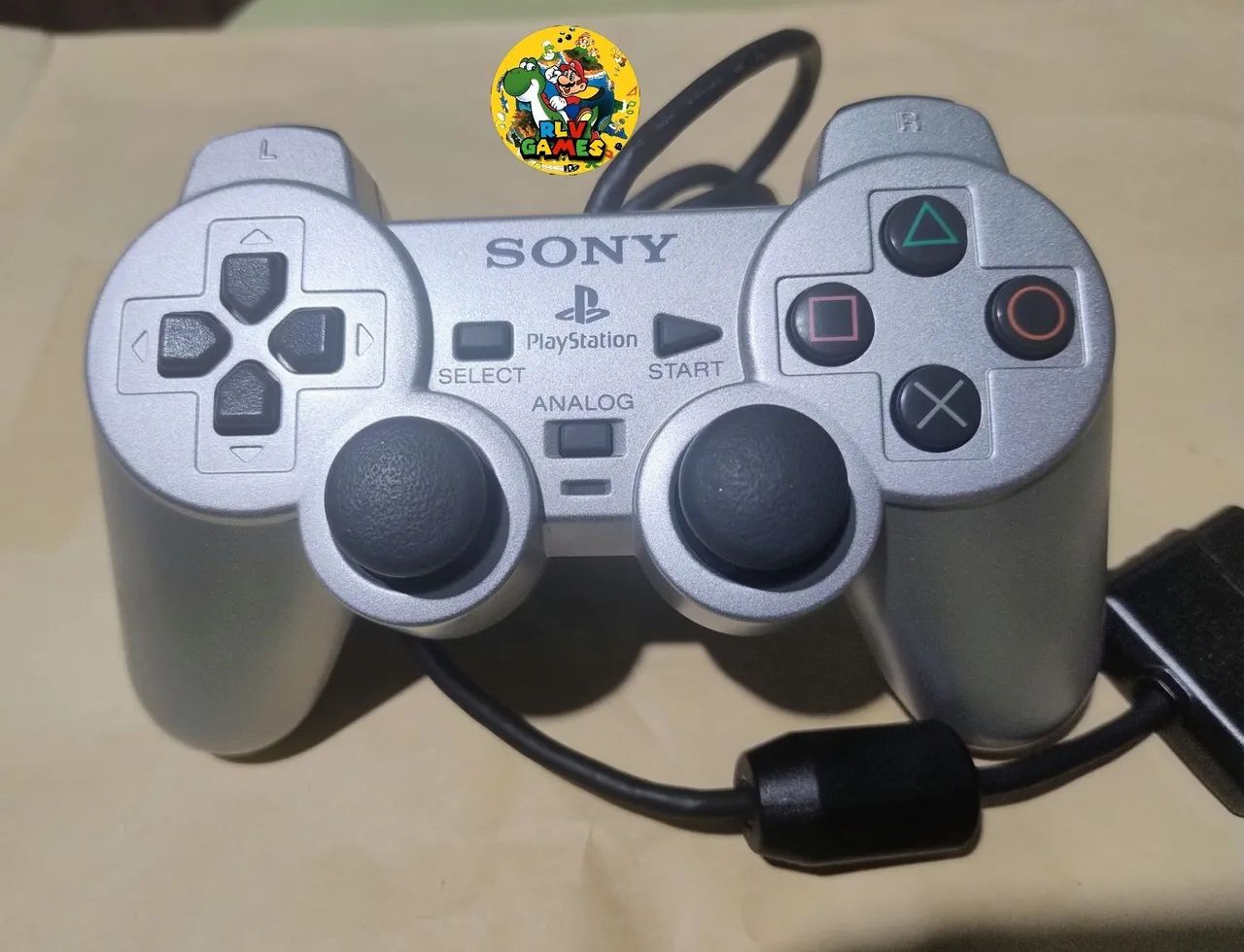 Controle Playstation 2 ( PS2 ) Prata original