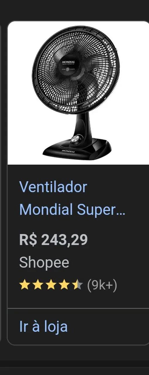 Ventilador de Mesa Mondial 60cm - 3 Velocidades - Preto - Foto 4