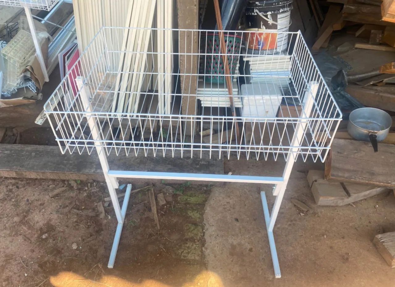 Cesta de metal para loja - Foto 2