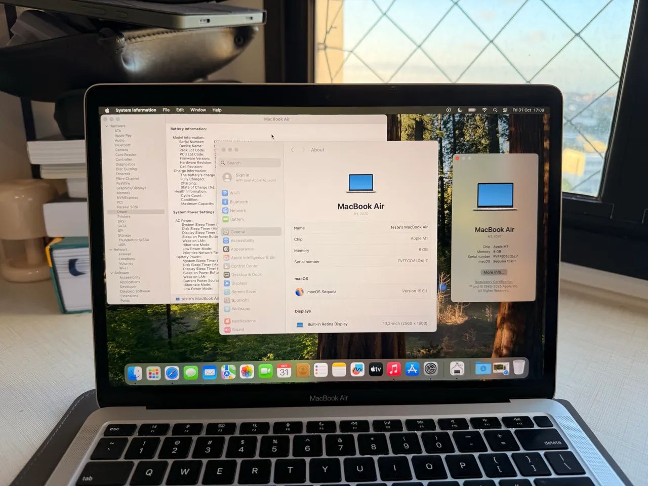 Macbook M1 SEMINOVO 8/256  - prata - Foto 4