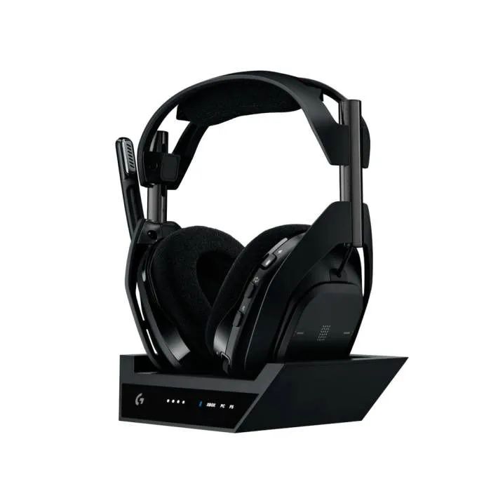 HEADSET GAMER SEM FIO LOGITECH G ASTRO A 50X  LIGHTSPEED + BASE STATION PRETO - Foto 3