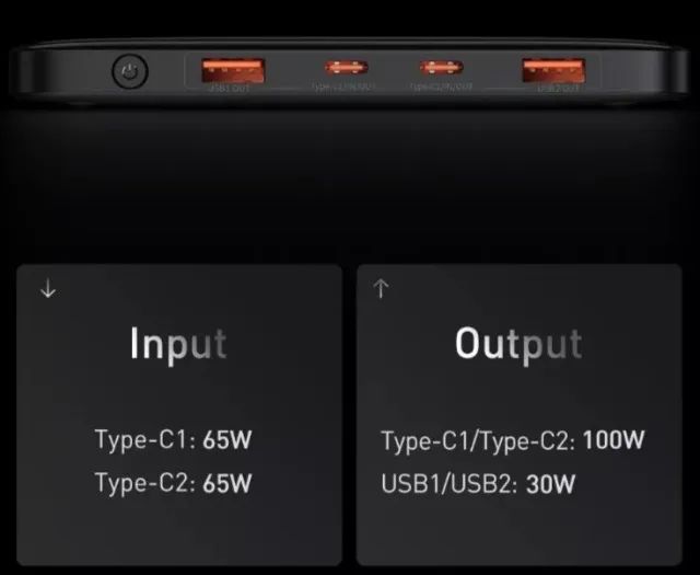 Power bank Baseus 100w - Foto 3