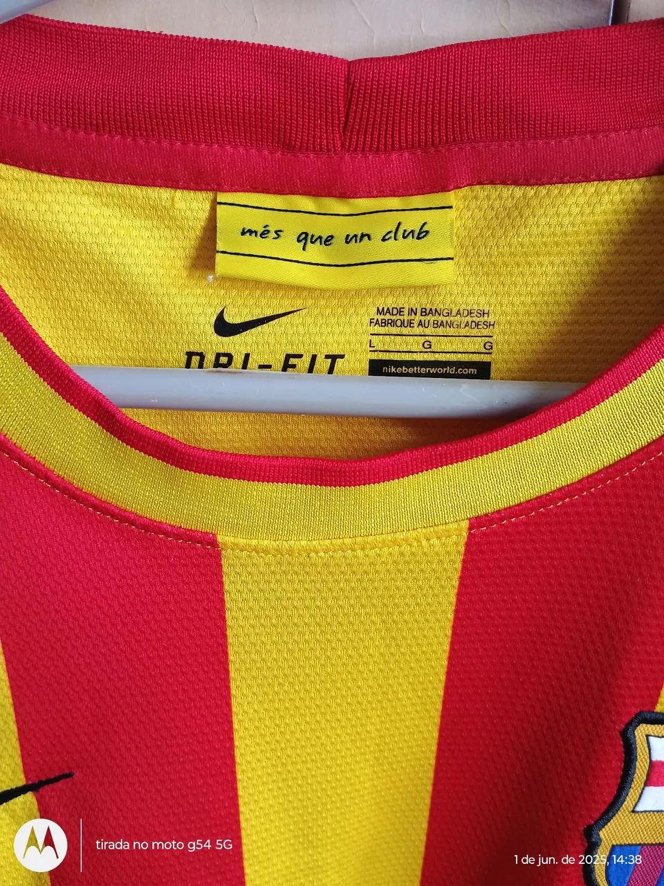 Camisa do Barcelona Tamanho G em excelente estado  - Foto 3