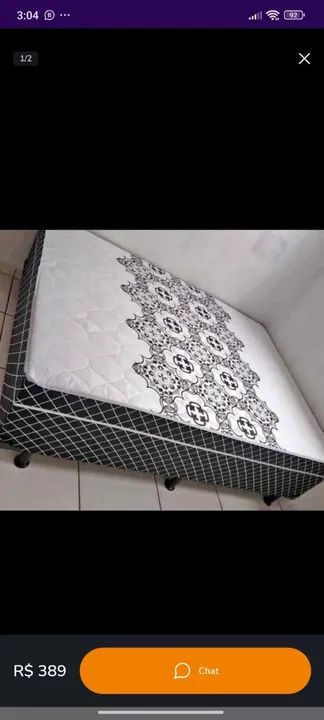 Cama Box Casal com Design Moderno