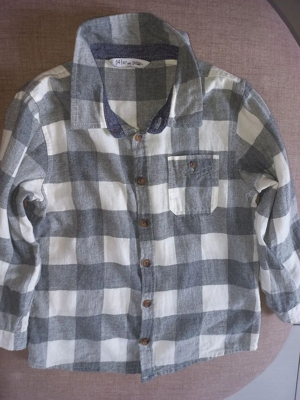 Camisa manga comprida infantil poim - Foto 2