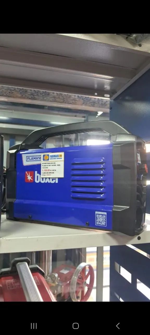 MAQUINA DE SOLDA 127/220V 160A INVERSORA BOXER