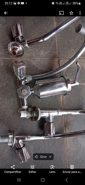 Vendo 5 torneira usada si ade filtro que tem um quebradiço  - Foto 2