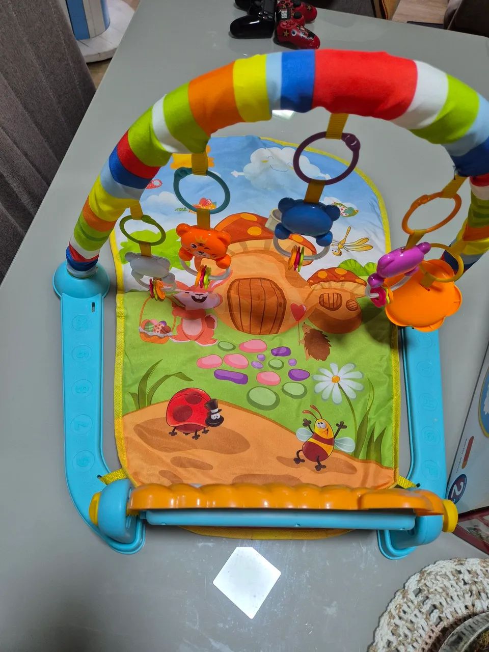 Tapete Infantil com Piano e Atividades Import Baby - Foto 4