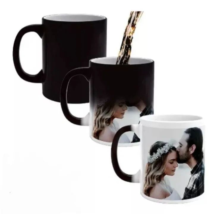 Kit 2 Canecas Mágicas Porcelana Personalizadas - Foto 2