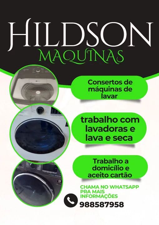 Consertos de máquinas de lavar 