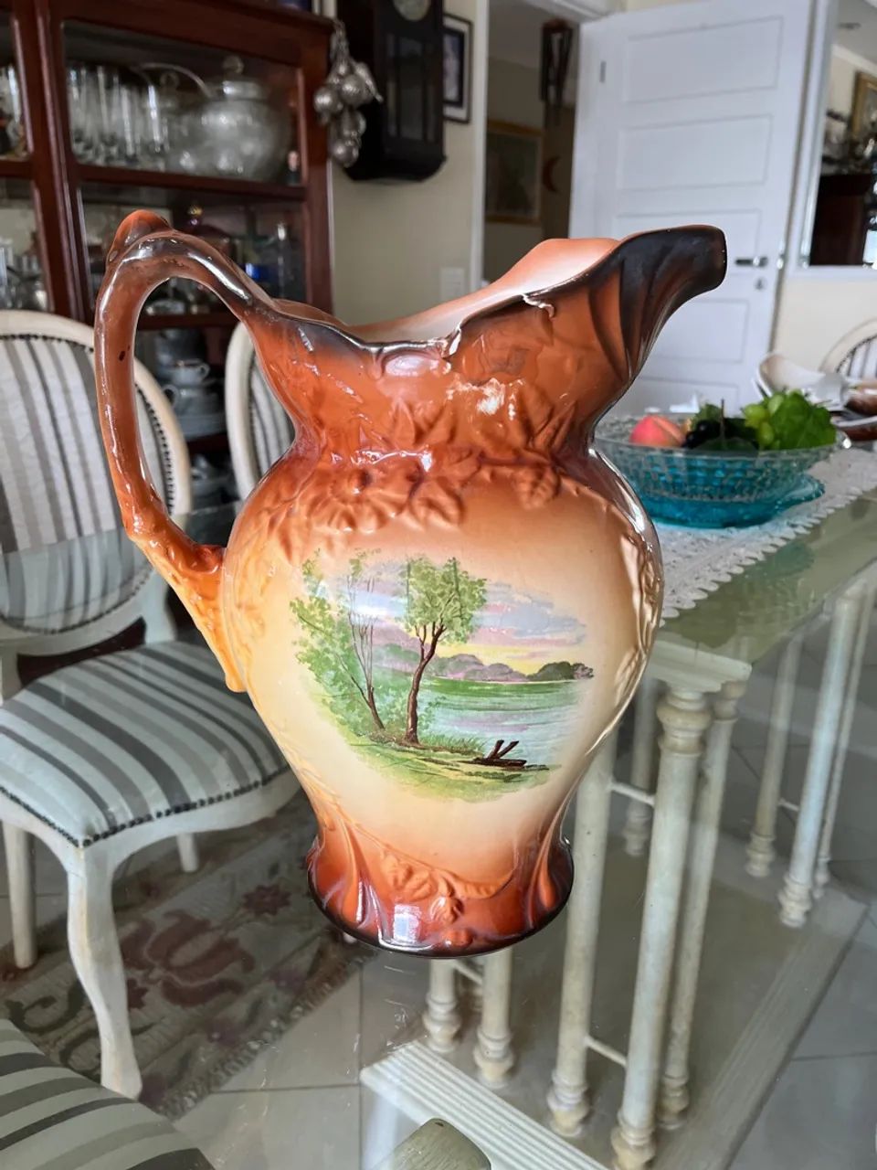 Jarro Antigo  de Porcelana Limoges  - Foto 2