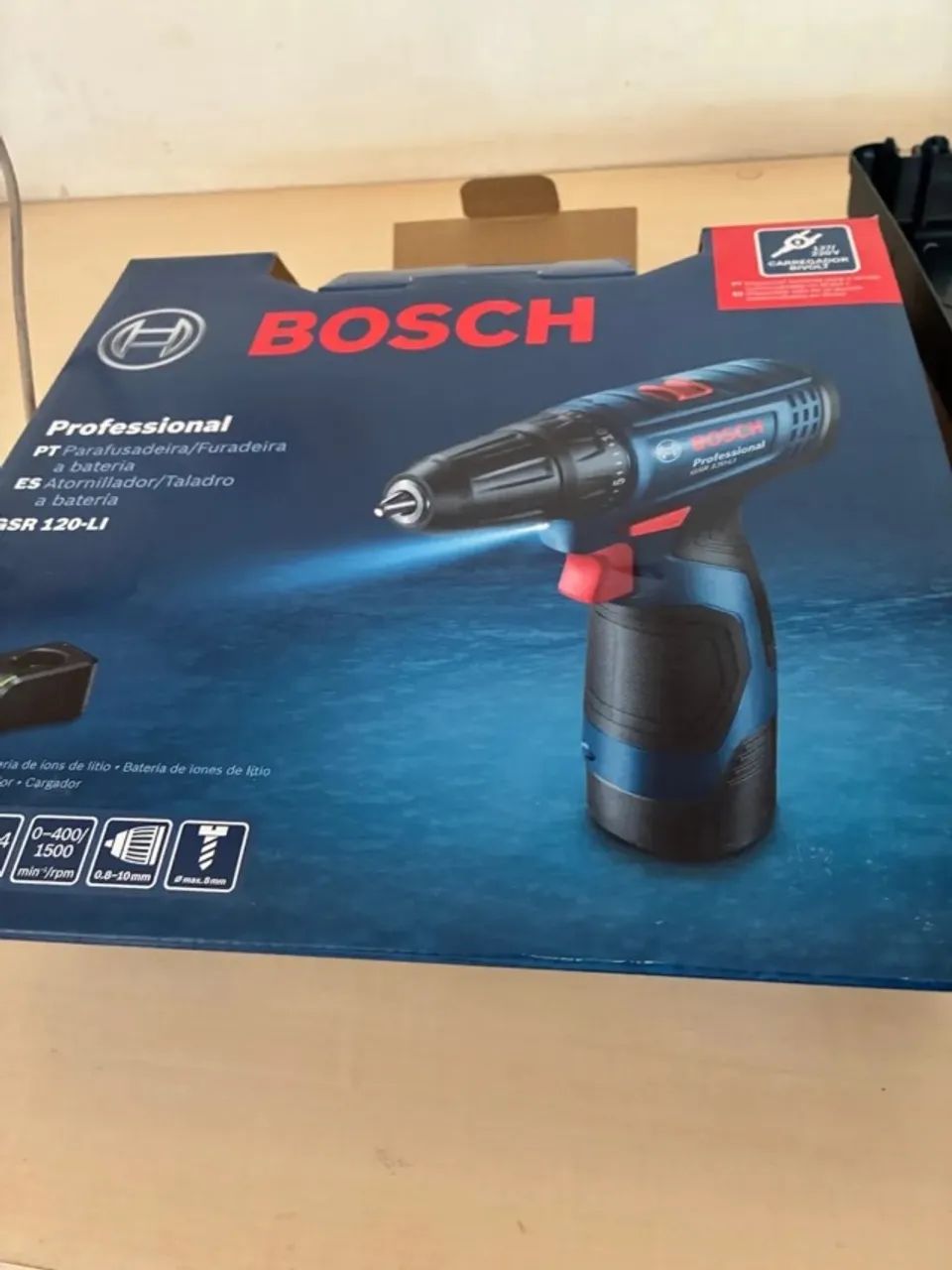 Parafusadeira e Furadeira Profissional - Bosch GSR 120-LI 12V - Ferramentas Profissionais - Foto 2