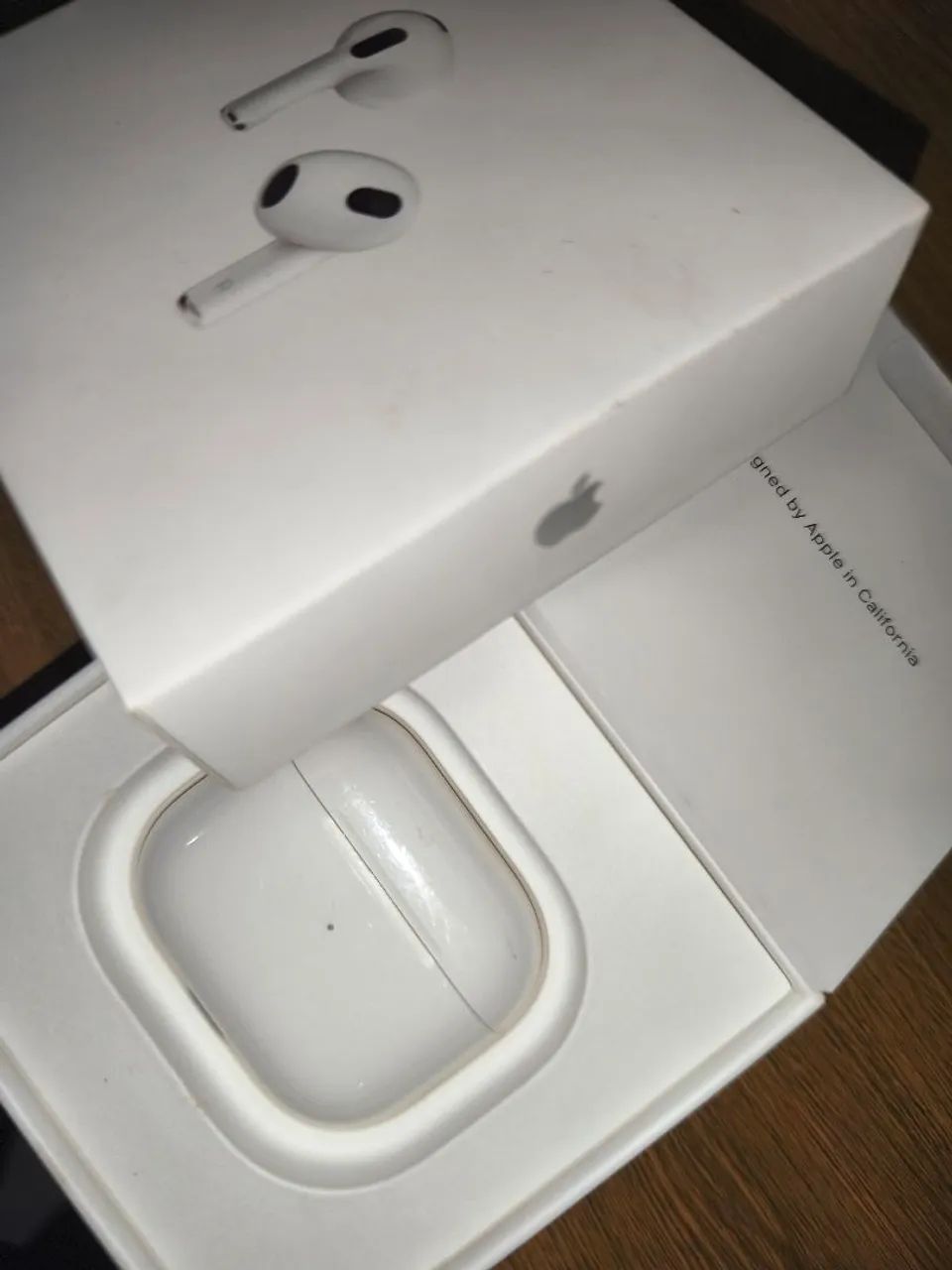 Case/estojo Airpods 3ª geração (sem fones) - Acomp. caixa e cabo usb - Foto 2