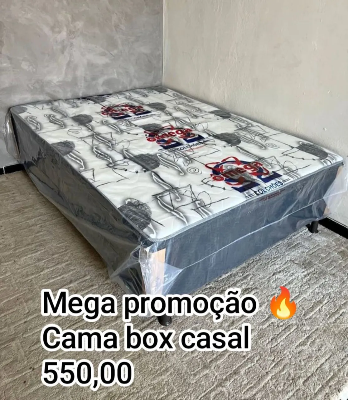Mega promoção camas box casal 