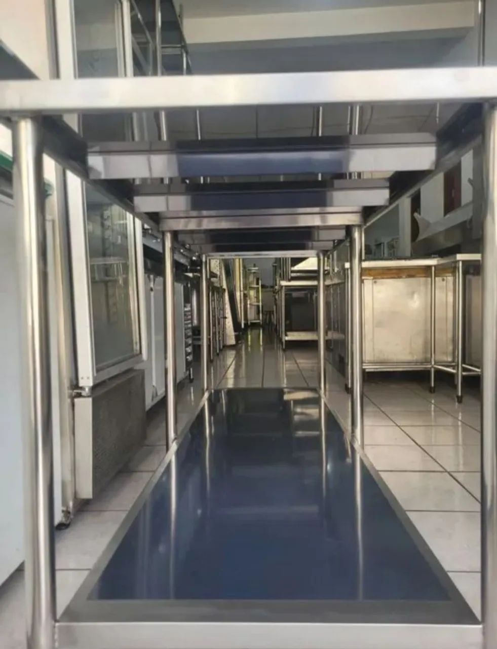 Mesa de Aço Inox para Cozinha Industrial - Foto 4