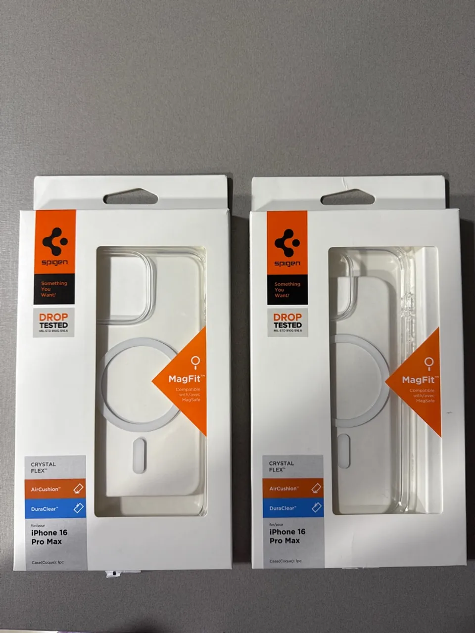 2 Capas Spigen Crystal Flex MagFit para iPhone 16 Pro Max - Nova