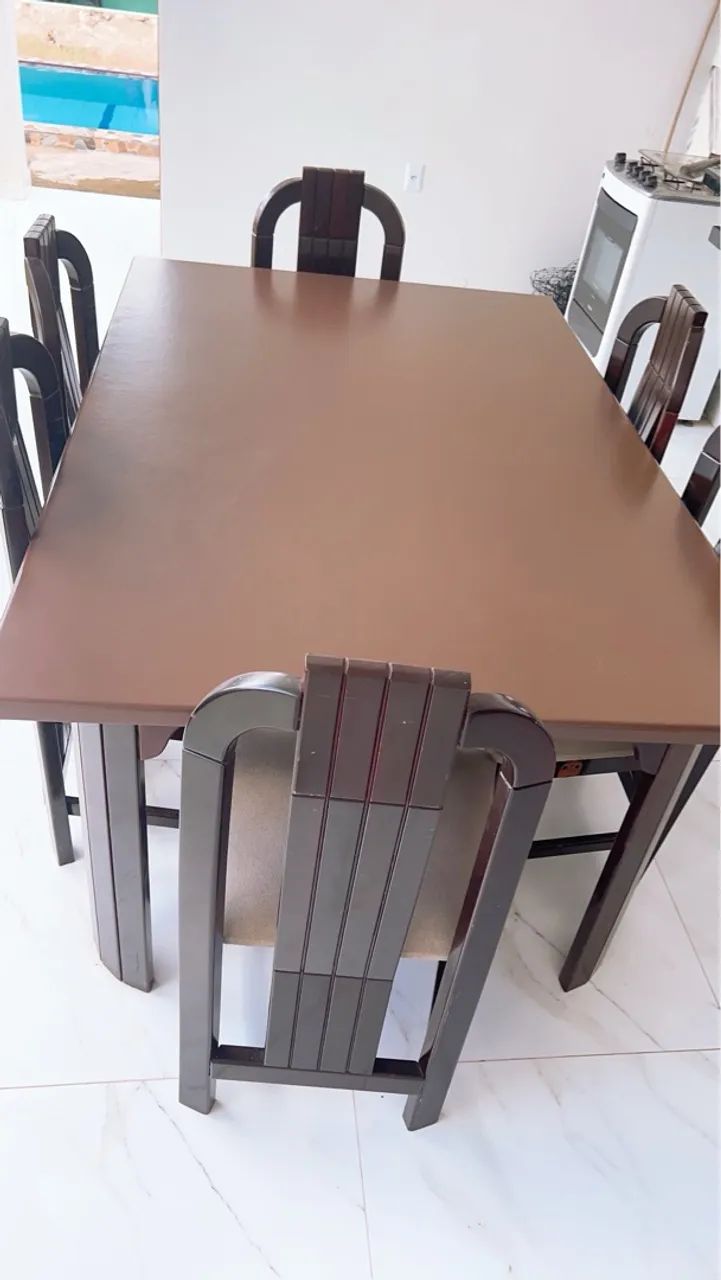 Mesa de Jantar de Madeira Maciça - Foto 2