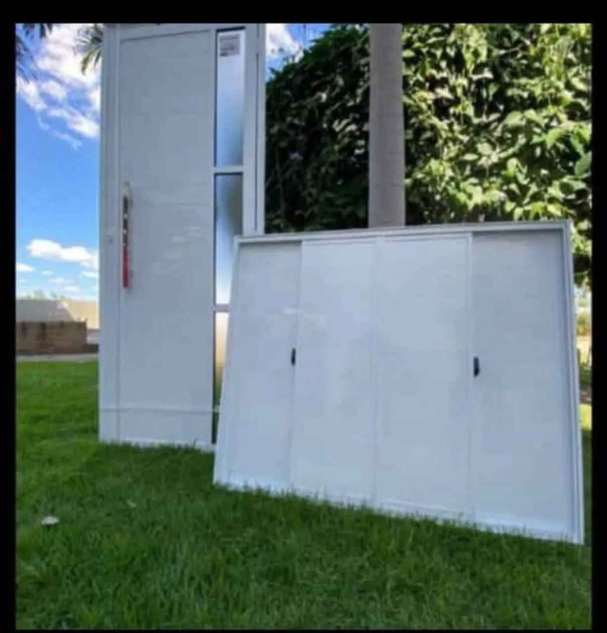 Porta de alumínio, porta de madeira; para quarto, janela, basculante e muito mais! - Foto 3