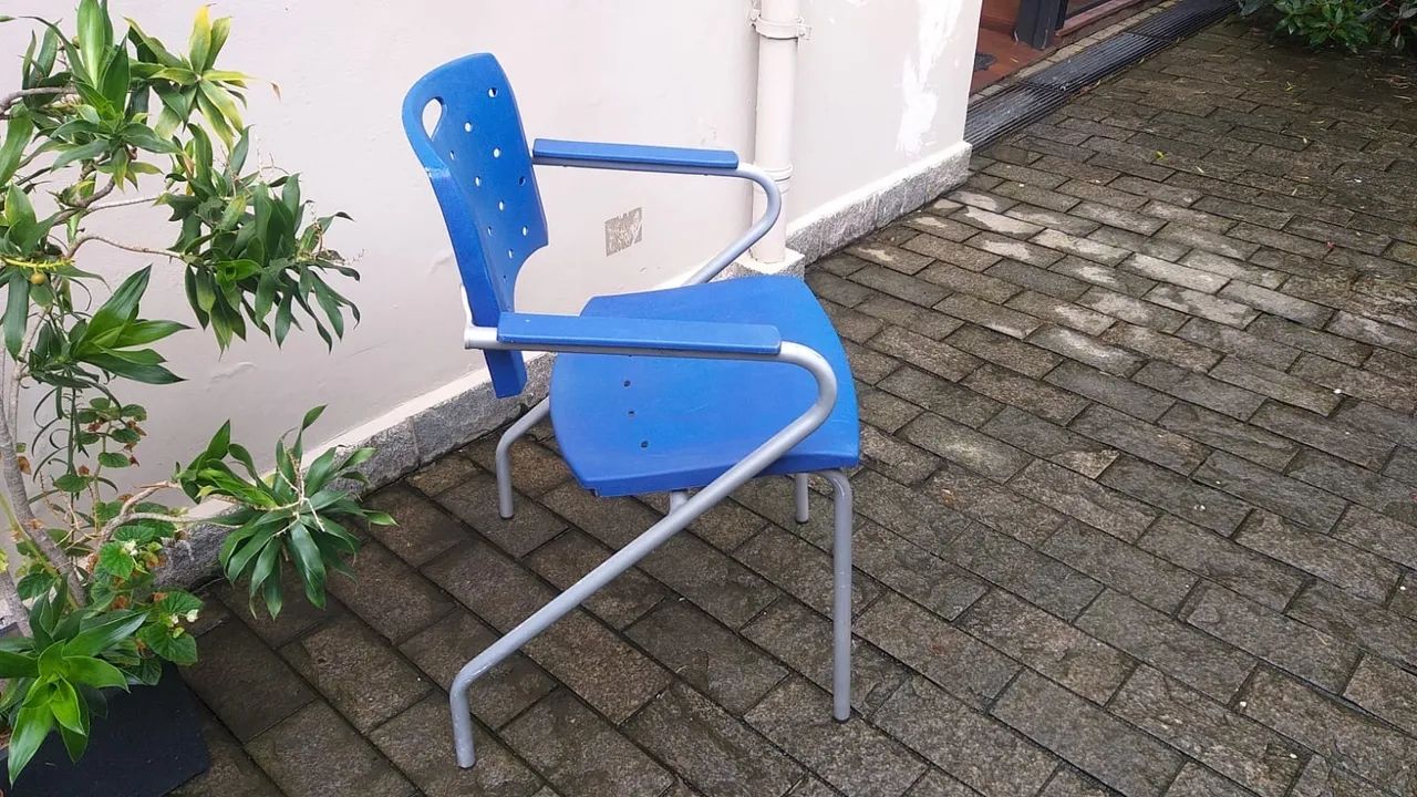 Cadeira Fixa Cavaletti I Linha Viva I Semi Nova. - Foto 2