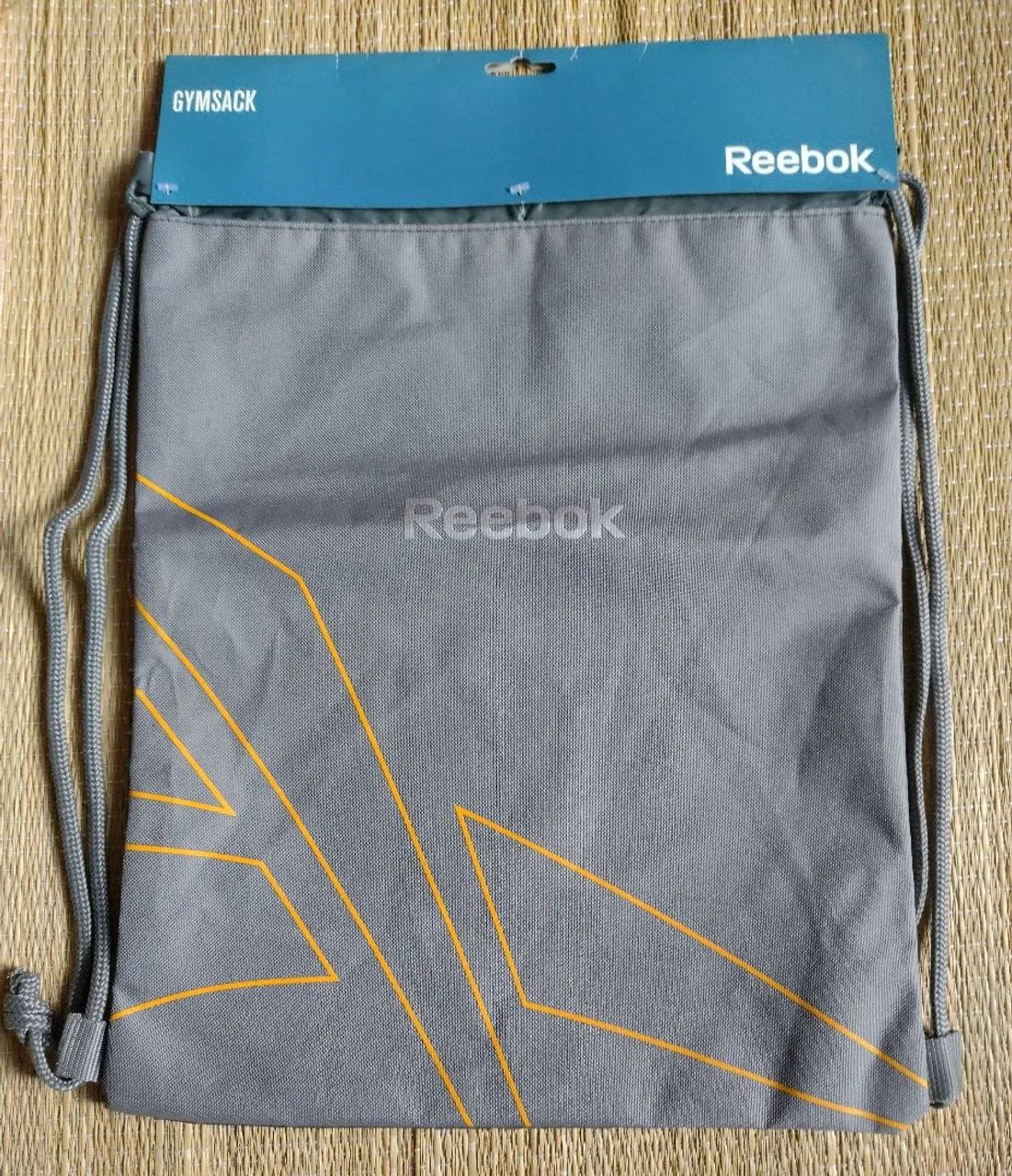 Mochila Gym Sack Reebok Cinza para Academia