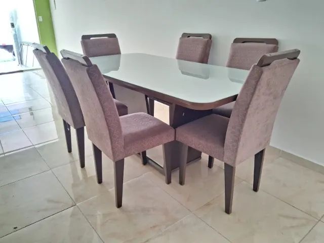 MESA DE JANTAR COM 6 CADEIRAS  - Foto 3