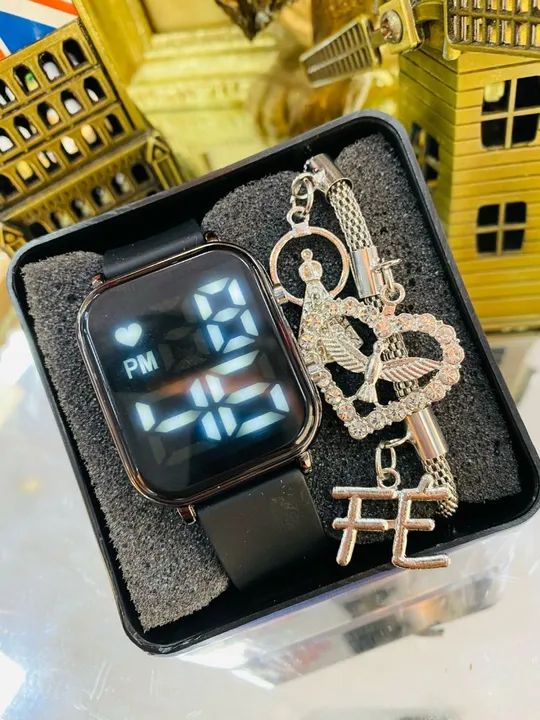 RELÓGIOS FEMININOS DE LED À PROVA D'ÁGUA - Foto 6