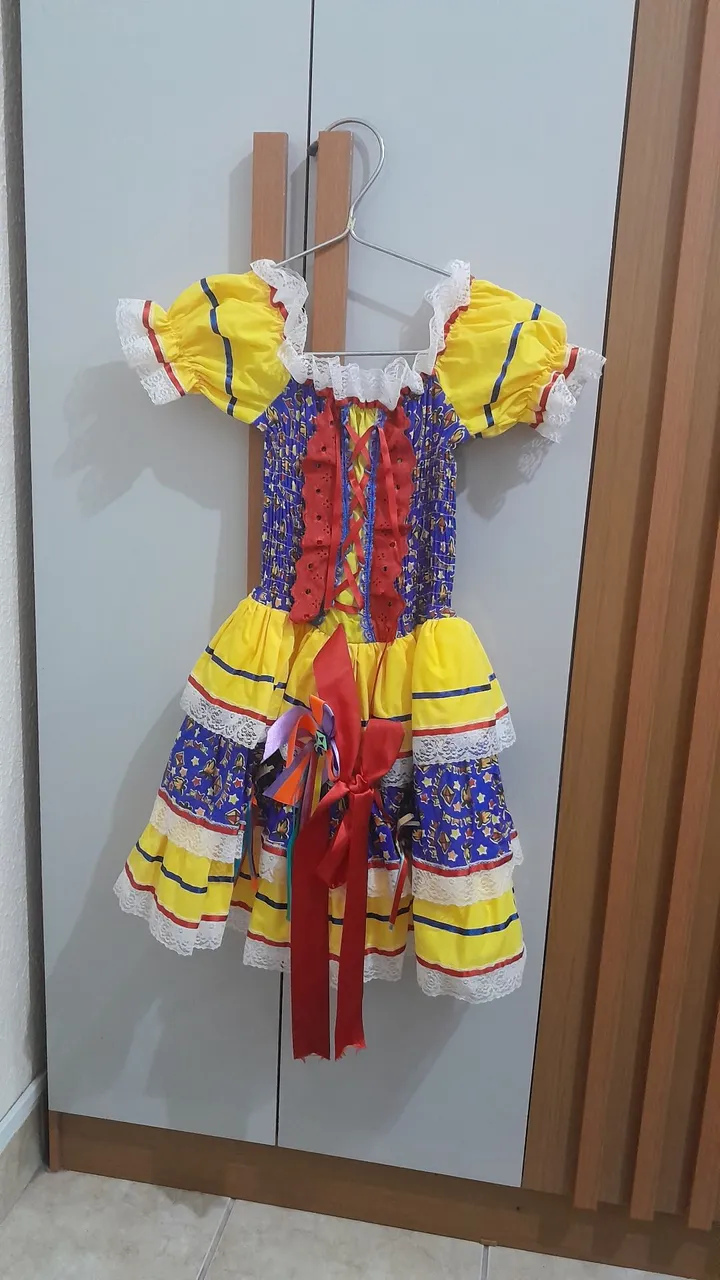 Vestido Infantil Festa Junina