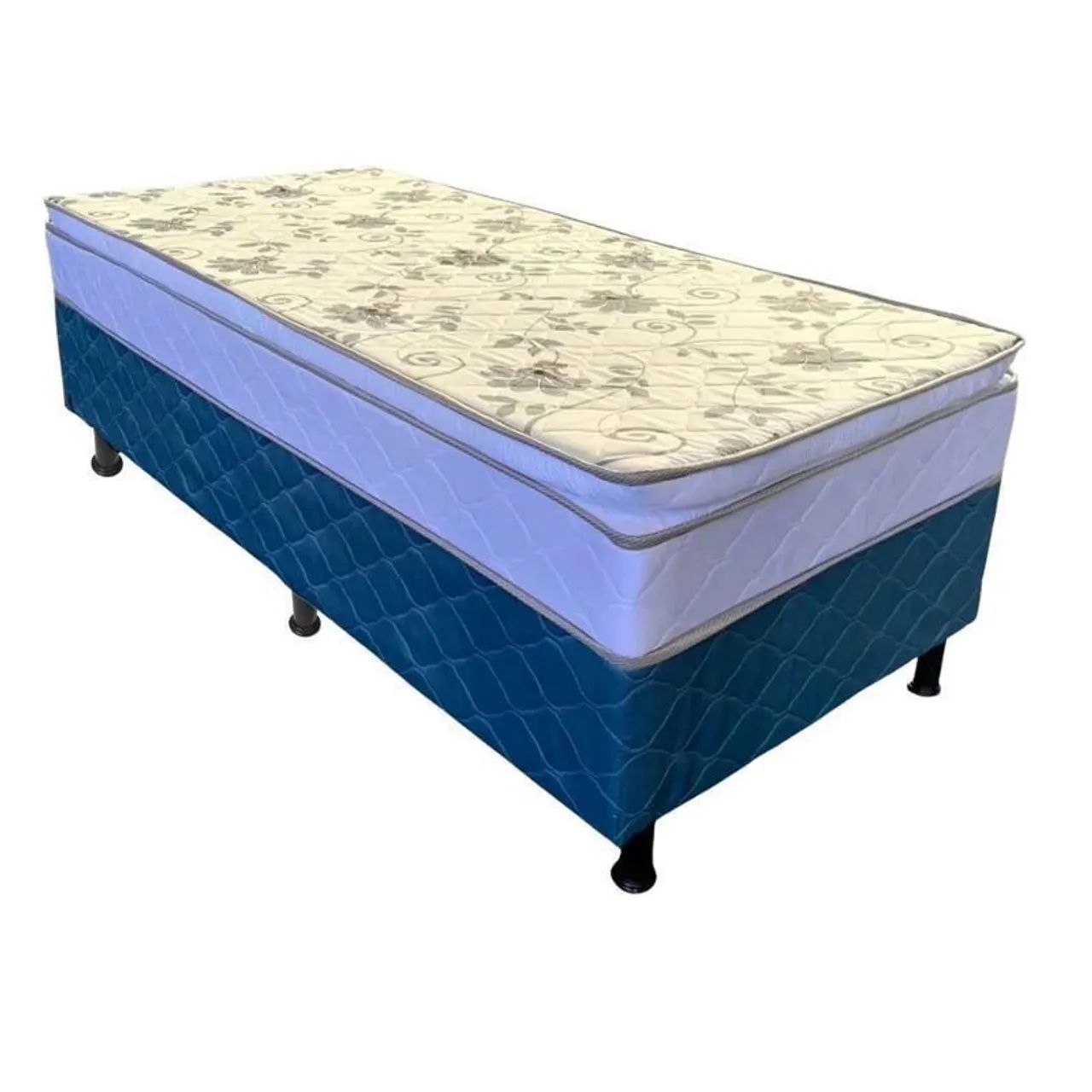 Cama Box Solteiro com Pillow - Conforto e Qualidade
