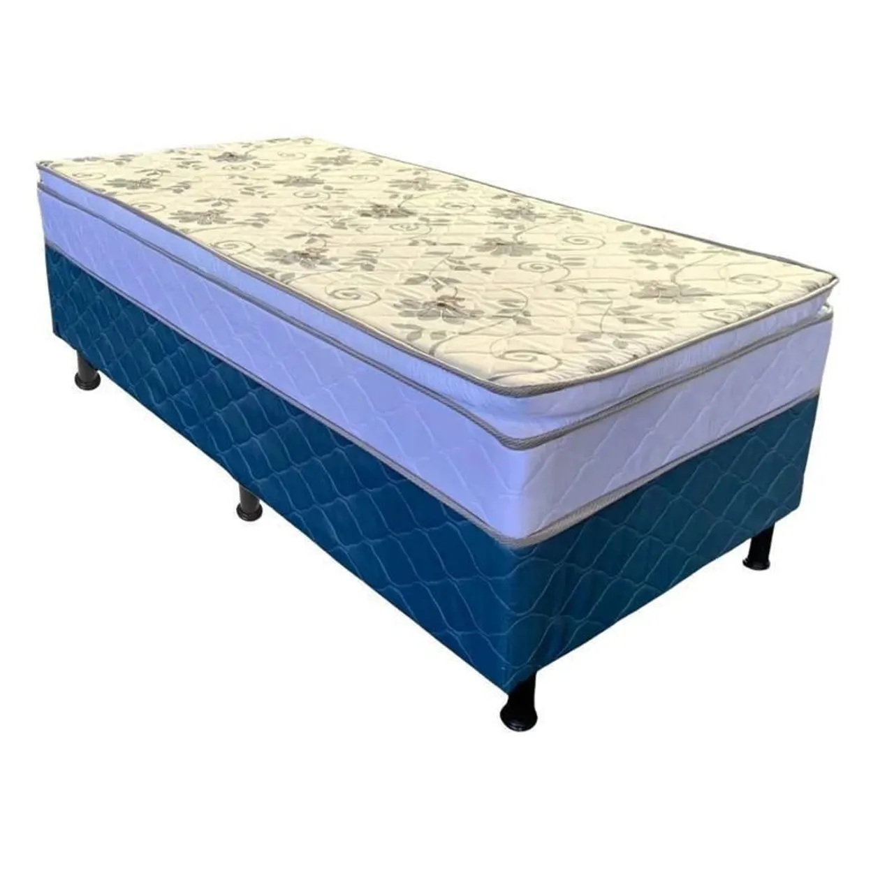 Cama Box Solteiro com Pillow - Conforto e Qualidade