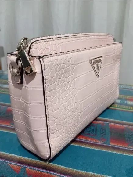 Bolsa Transversal Guess, Cor Peônia - Cg729114 - Foto 5