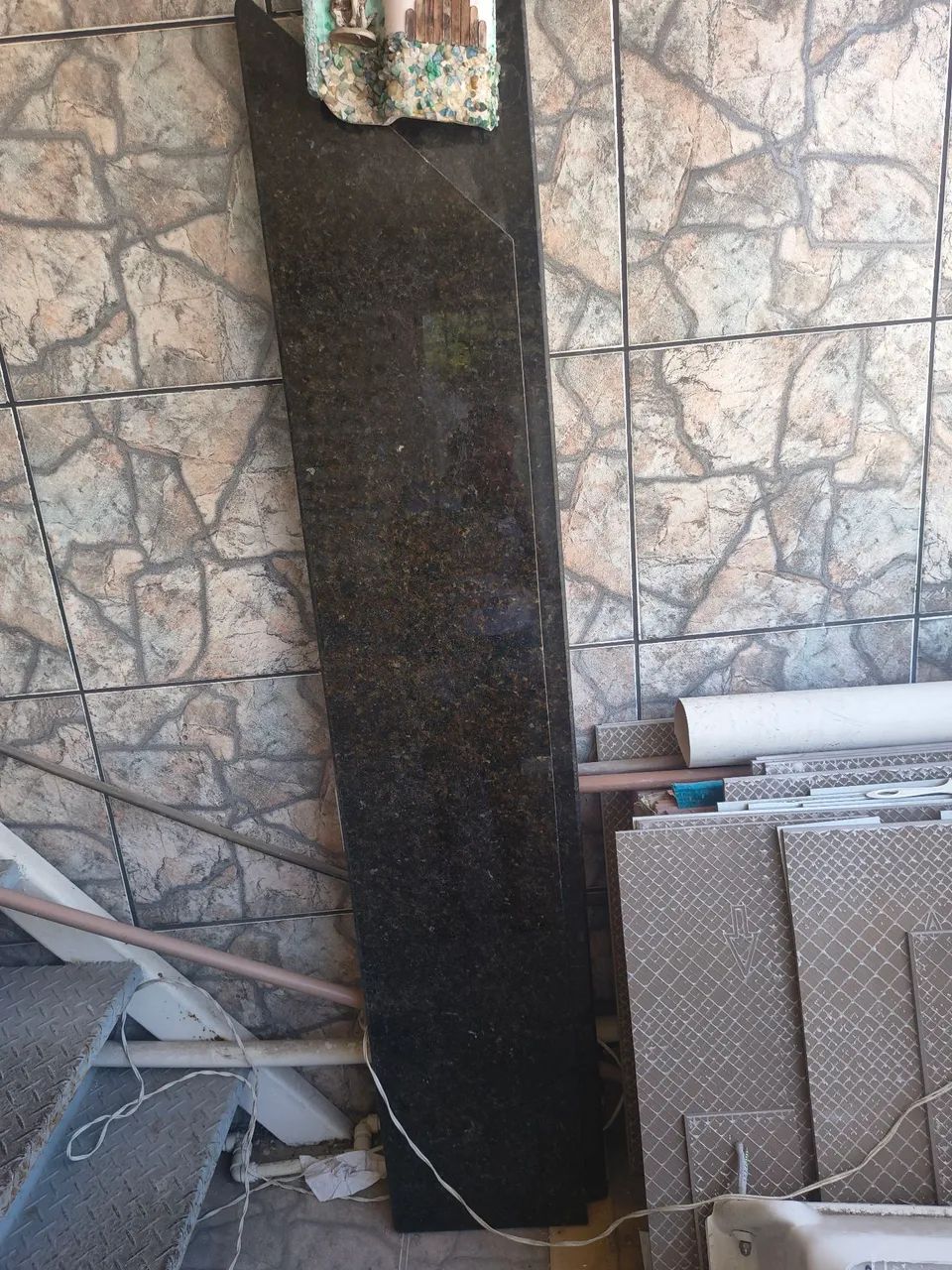 Passa prato de granito verde Ubatuba 