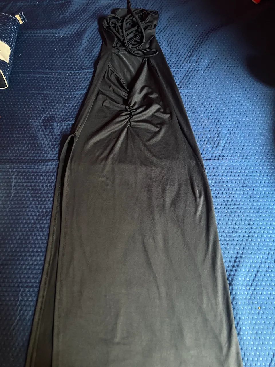 Vestido longo Costa nua 