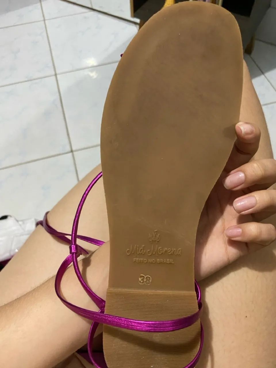 Sandália rosa  - Foto 2