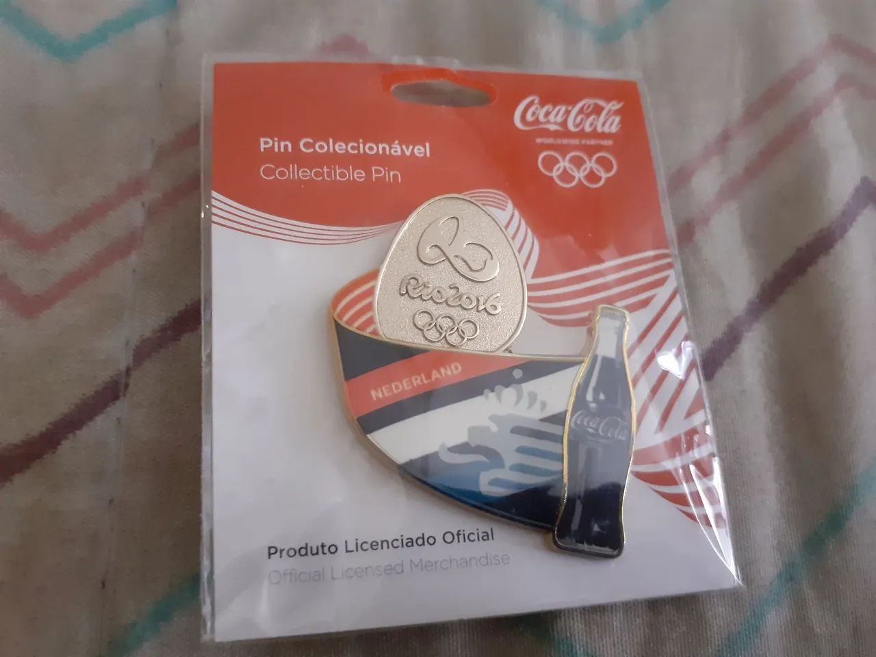 PIN OLIMPÍADAS RIO 2016 COCA COLA NOVO 
