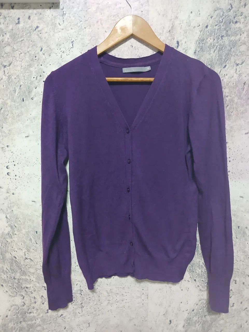 Cardigan Feminino Roxo
