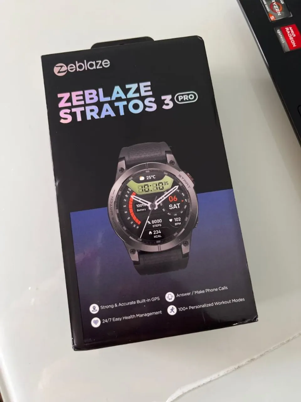 Zeblaze Stratos 3 Pro - GPS novo lacrado