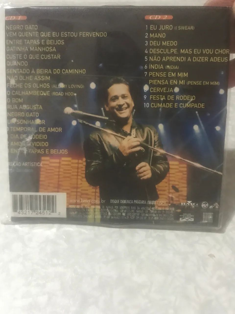CD DUPLO LEONARDO AO VIVO  - Foto 3