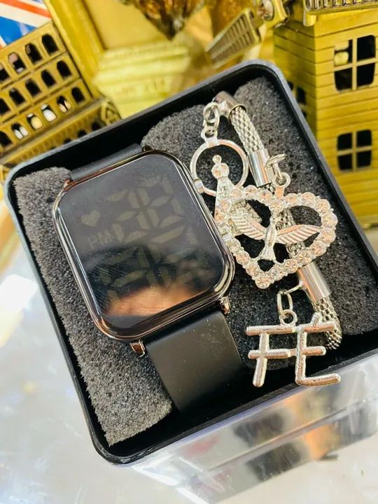 RELÓGIOS FEMININOS DE LED À PROVA D'ÁGUA - Foto 3