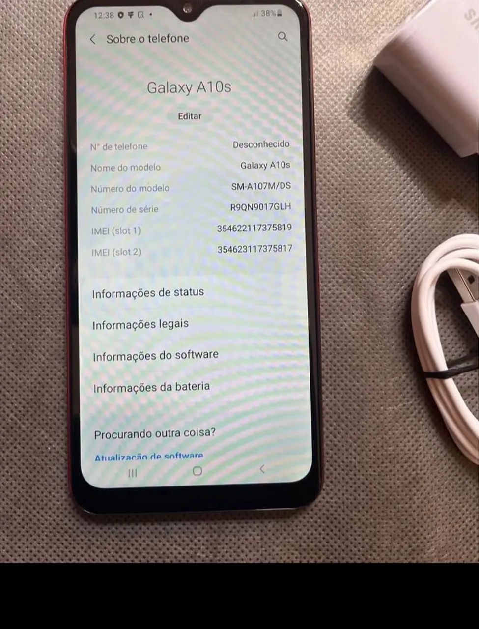 Galaxy A10s novinho pouco tempo de uso ! - Foto 2