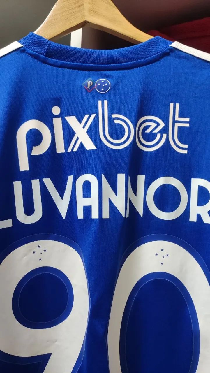 Camisa Cruzeiro 1 Home - Adidas 2022 - Usada pelo Luvannor - Tam M - Foto 4