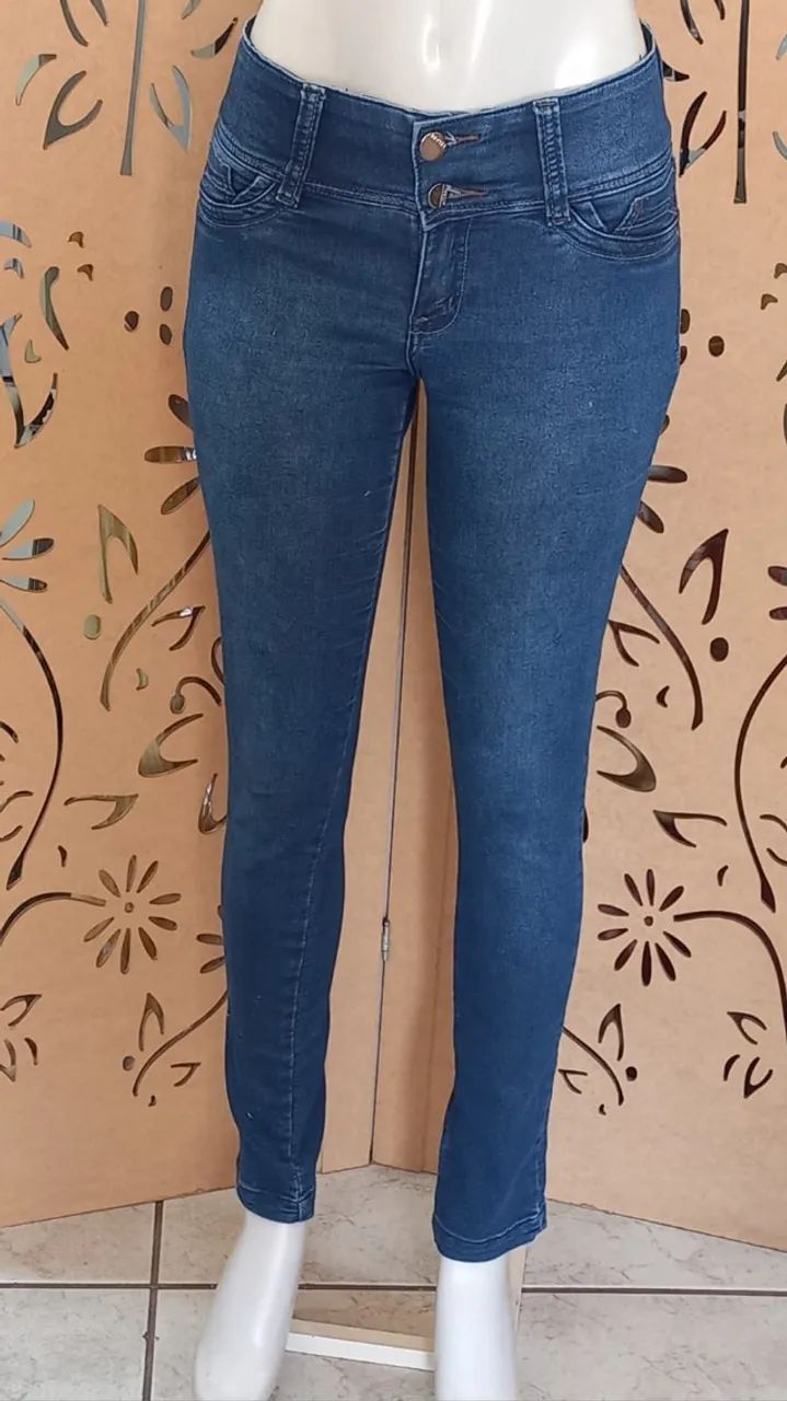 Calça Jeans com 2 botões Litani