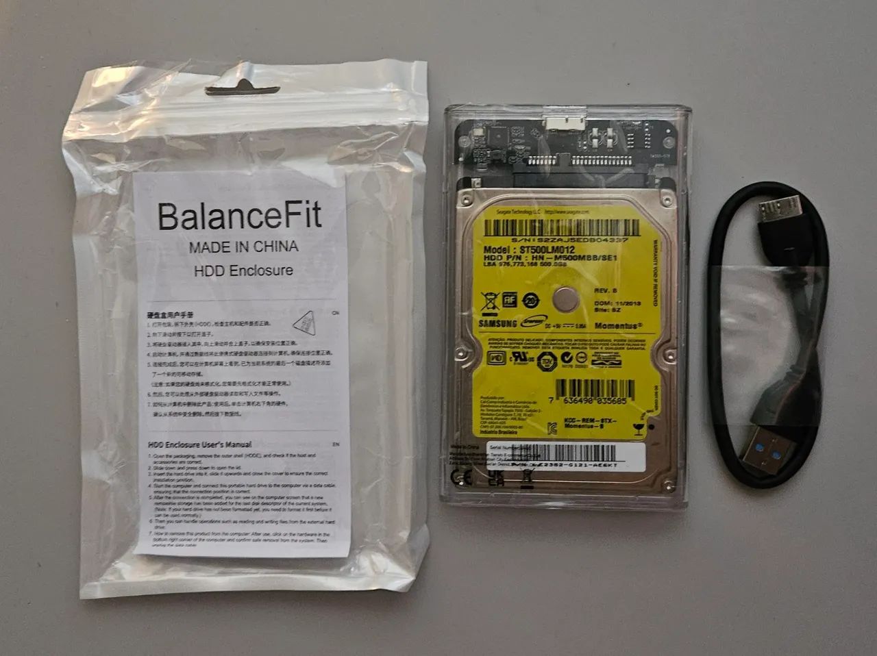 HD externo Samsung de 500GB USB 3.0 para notebook e videogame - Foto 2