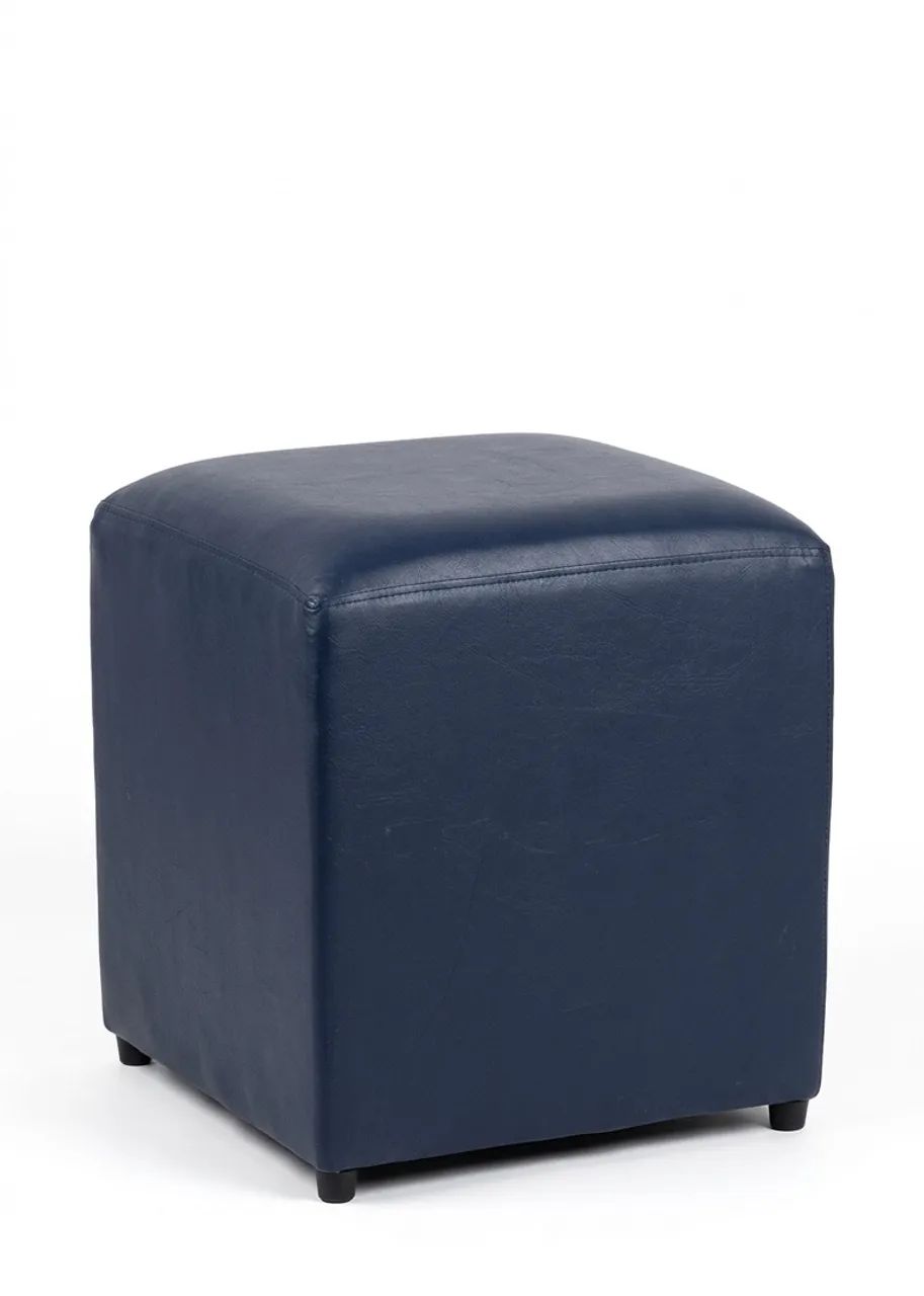 Puff Banqueta Quadrado (Azul Marinho)
