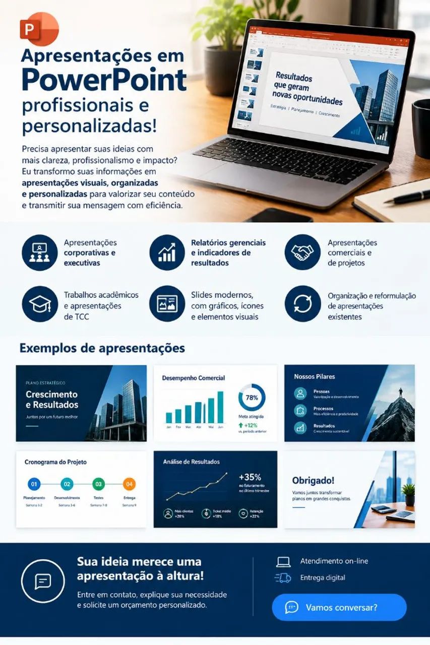 Apresentações em PowerPoint
