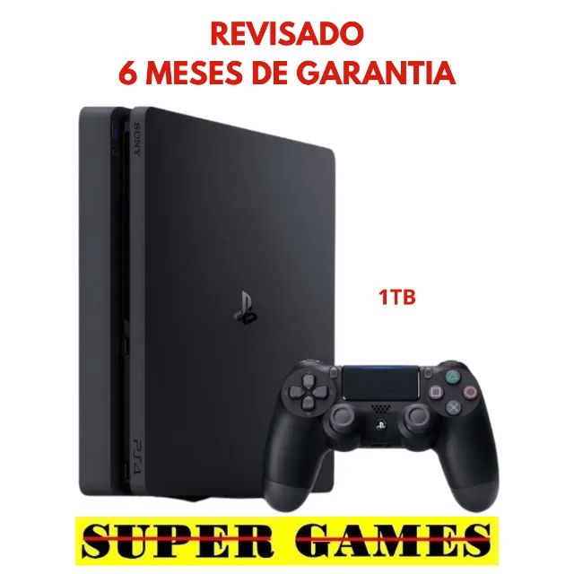 PS4 slim 1TB revisado, AvaliamosTroca, Loja física desde 2004, Próximo ao metrô.