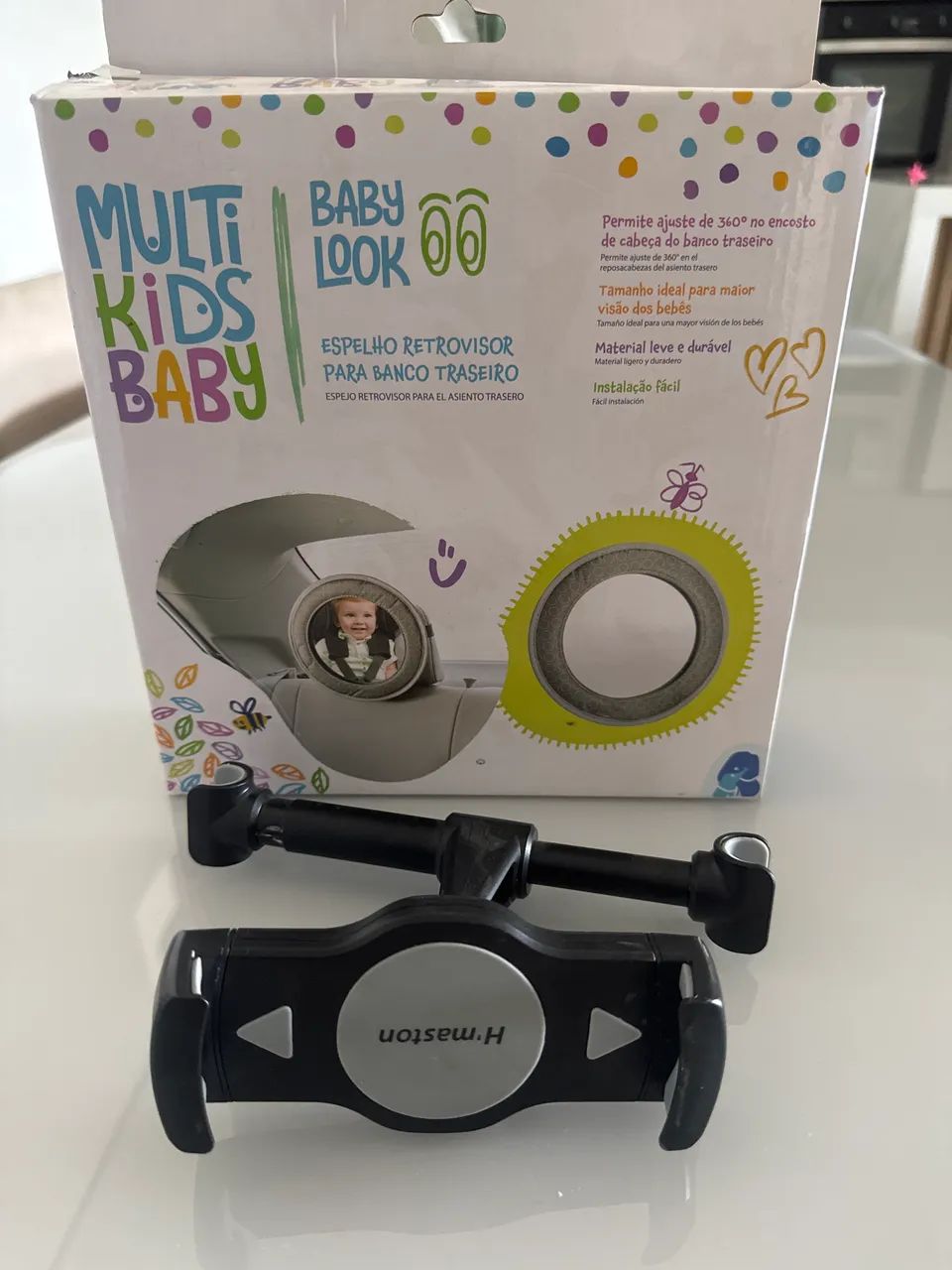 Espelho Retrovisor Multikids Baby Look para Bebê - Banco Traseiro