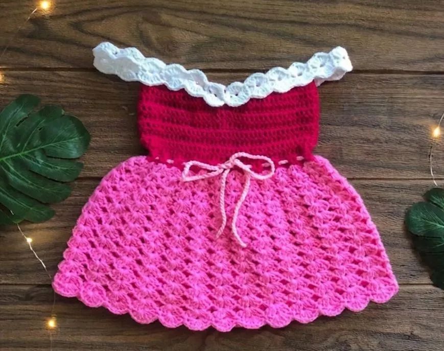 Vestidos de crochê infantil  - Foto 5