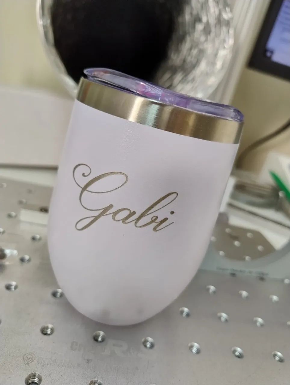 Cuia térmica - Personalizado a laser - com sua logo!! - Foto 3
