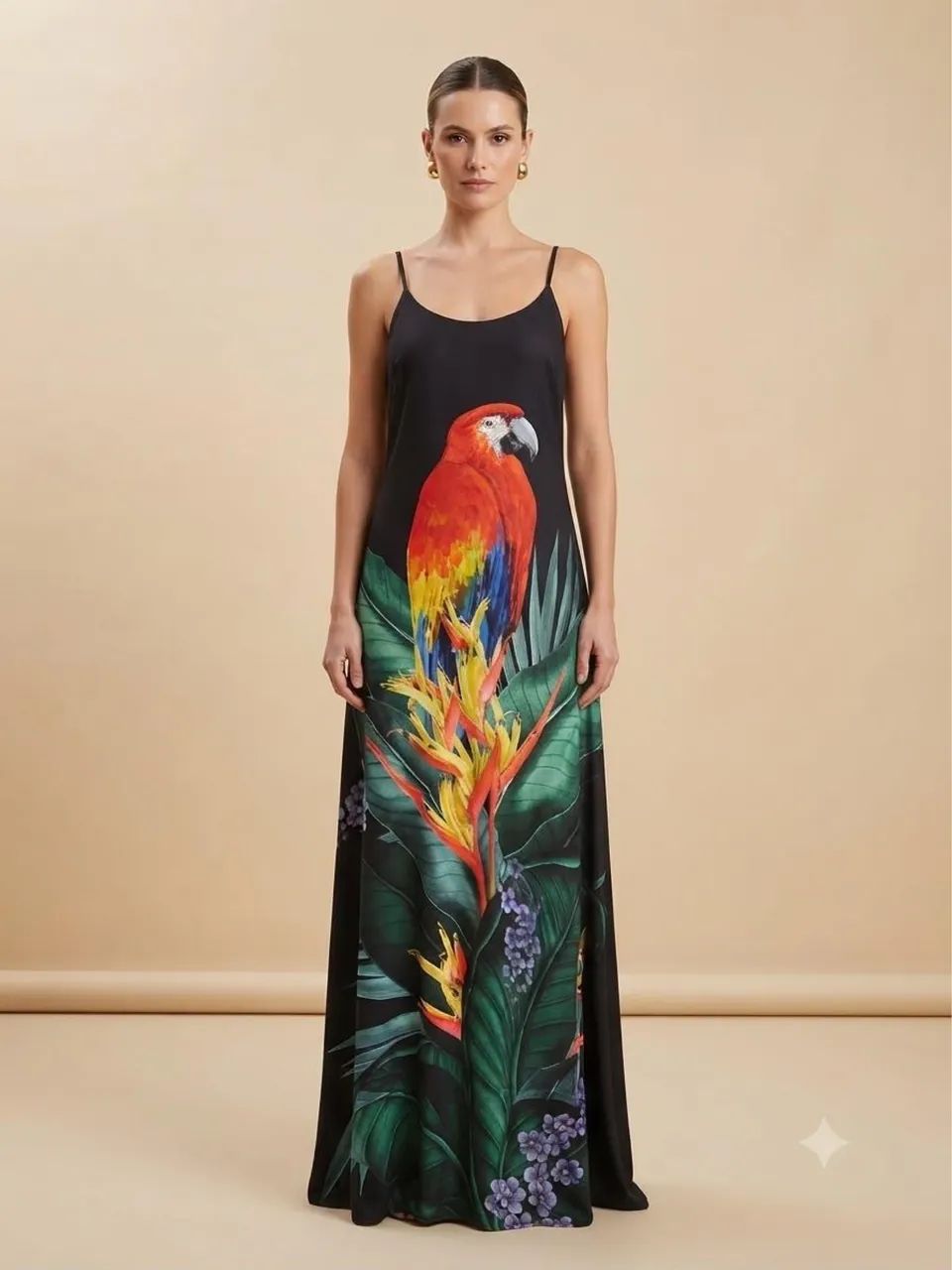 Vestido estampado Arara 